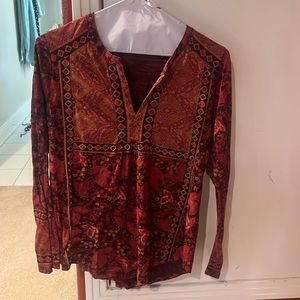 Lucky brand size small fun blouse